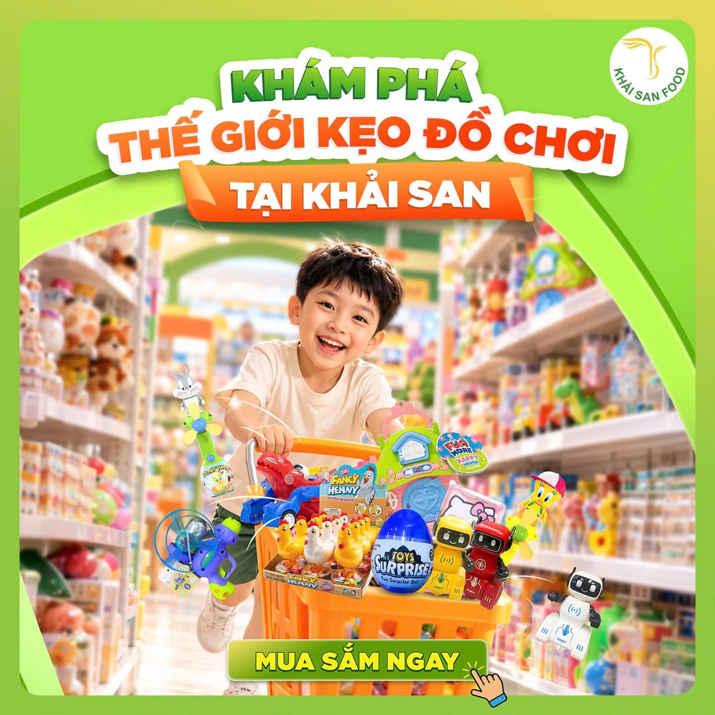 Khám Phá Thế Giới Kẹo Đồ Chơi Tại Khải San