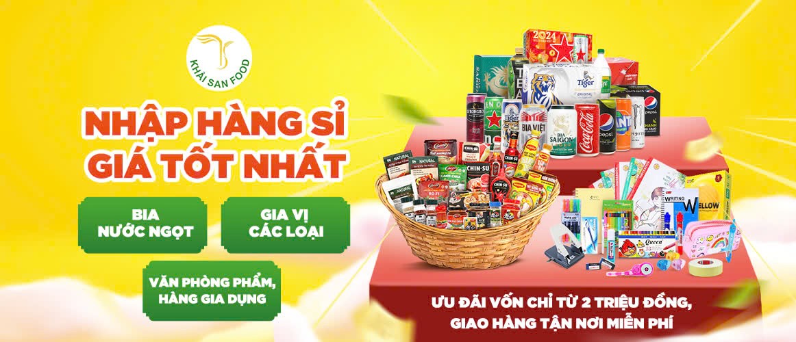 Nhập hàng sỉ giá tốt nhất - Khải San Food