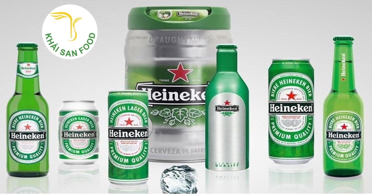 Cách đóng gói của Bia Heineken nhập từ Hà Lan cũng rất đặc biệt với nhiều kích cỡ dung tích khác nhau.