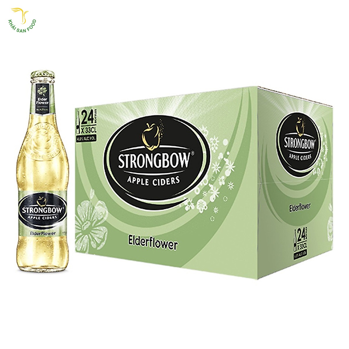 Có lẽ dòng strongbow Elderflower ít được ưu chuộng hơn các dòng còn lại tại thị trường Việt Nam.