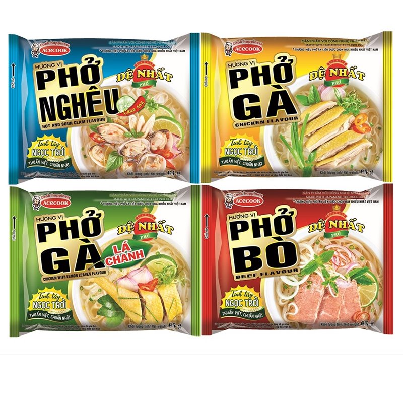 Phở Bò Ăn Liền - Top 7 Thương Hiệu Bán Chạy Nhất Việt Nam