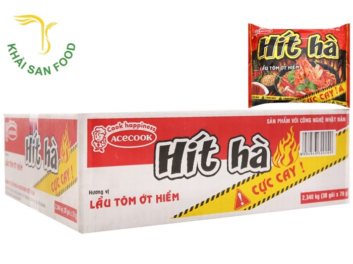 Mì Hít Hà Lẩu tôm ớt hiểm