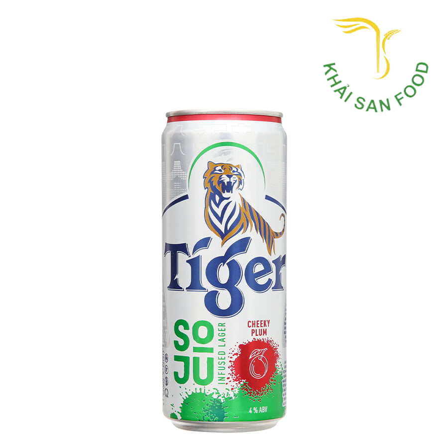 Bia Tiger Soju Vị Cherry Plum 330ml