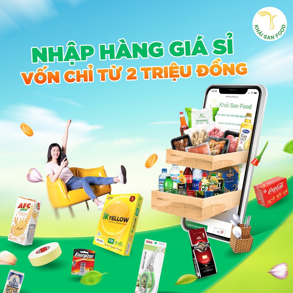 Nhập nguồn hàng bia, nước ngọt giá sỉ