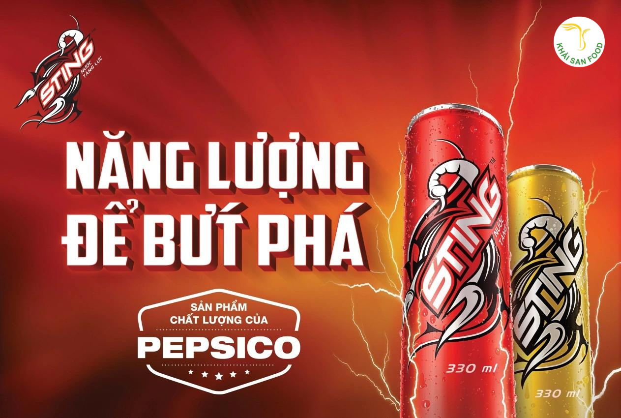 Sting là nhãn hiệu nước ngọt thuộc công ty PepsiCo Sting là nhãn hiệu nước ngọt thuộc công ty PepsiCo
