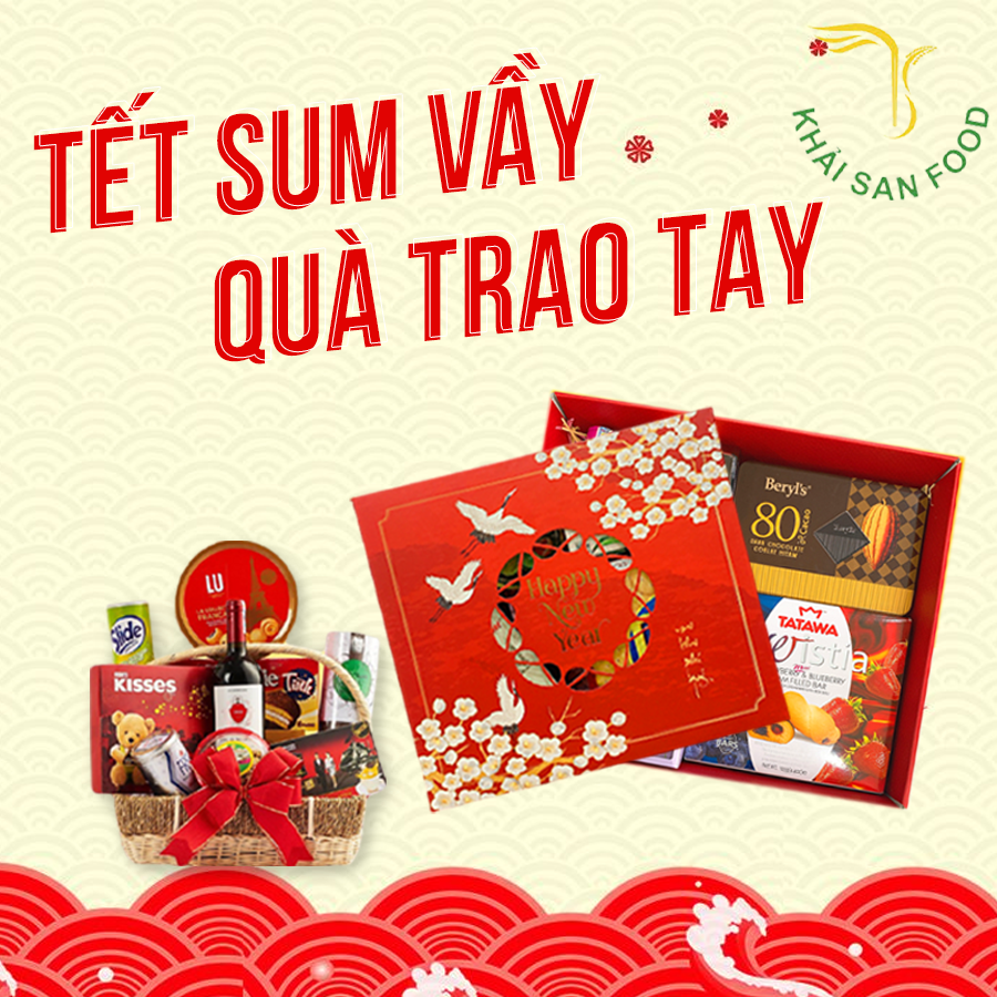 Giỏ, hộp quà biếu Tết đẹp, ý nghĩa