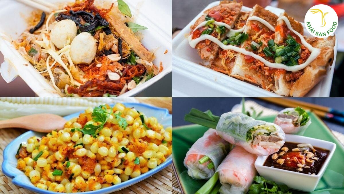 Các món ăn vặt ngon, phong phú ở Sài Gòn