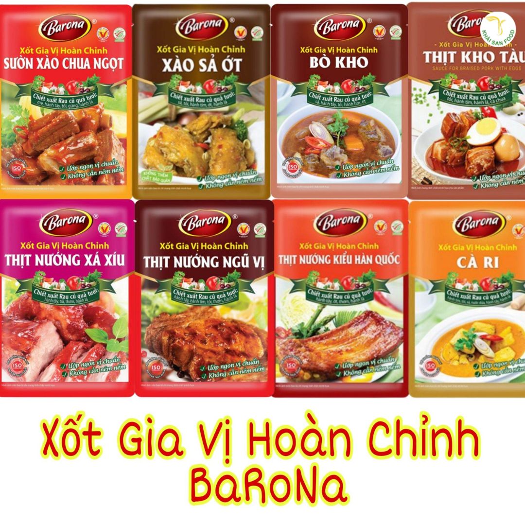 Các loại gia vị thường gặp trong gói gia vị