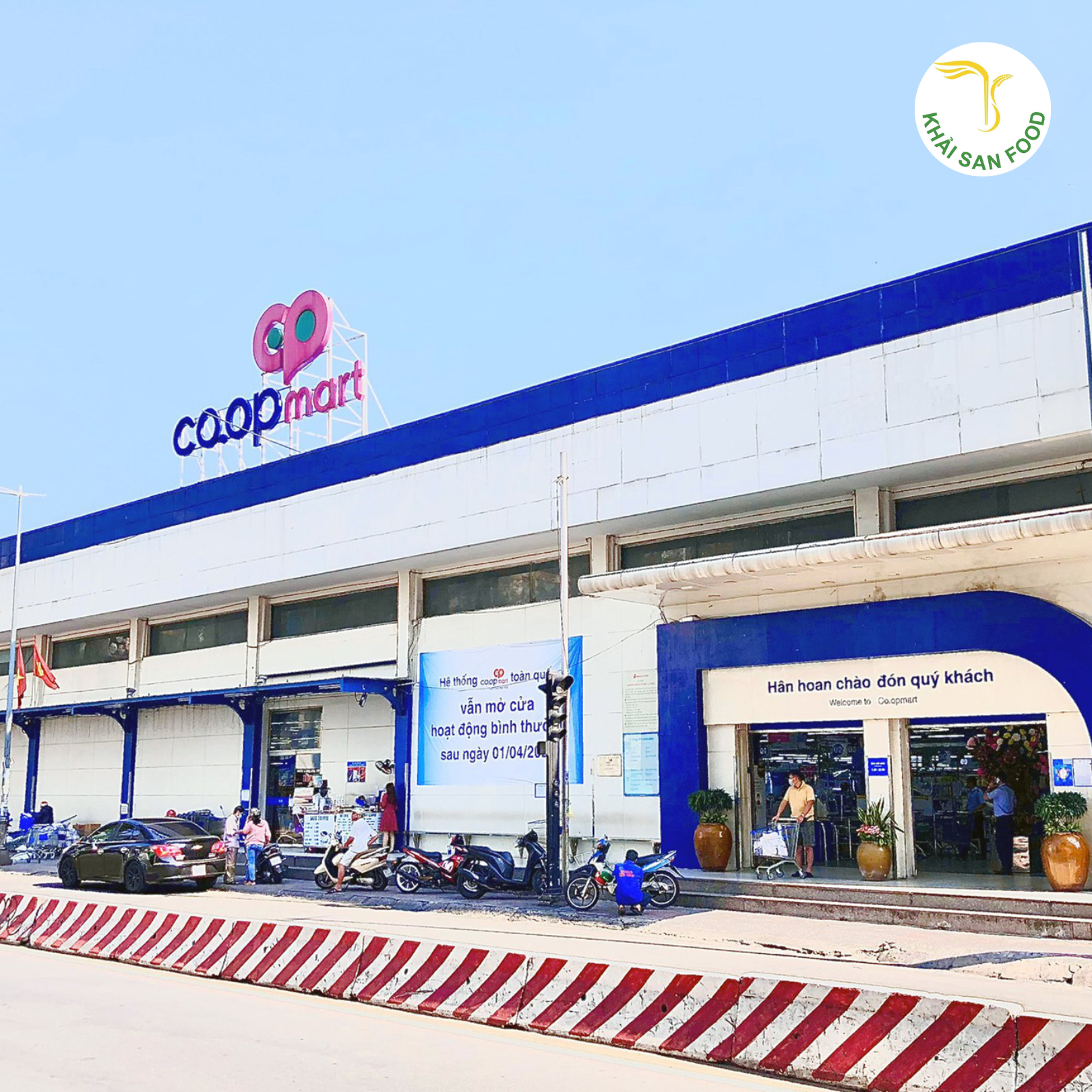Siêu thị thực phẩm giá rẻ Coop.mart