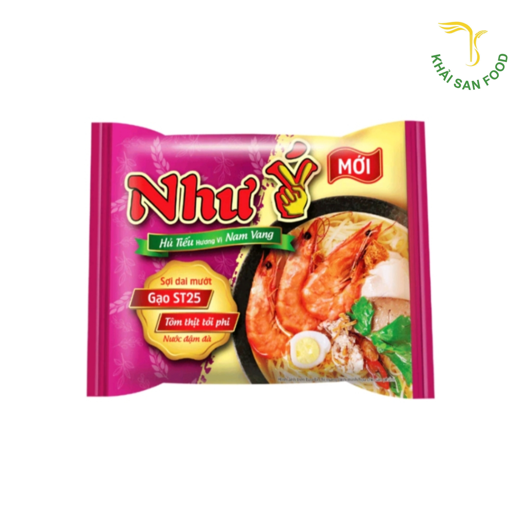 Hủ tiếu gói Như Ý với sợi hủ tiếu dai ngon
