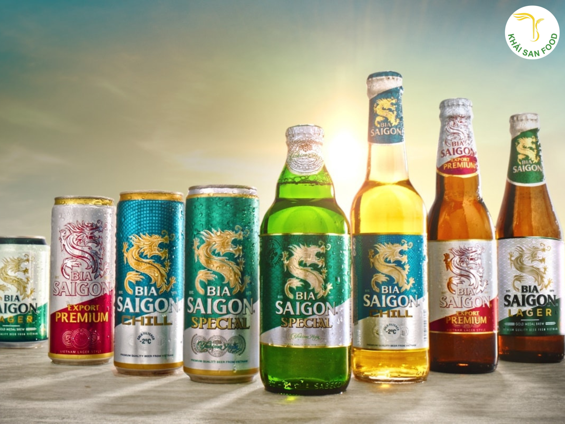 Khải San đơn vị không chỉ cung cấp các loại bia lon, mà còn cung cấp bia chai, đa dạng các mặt hàng bánh kẹo Tết với giá tốt nhất