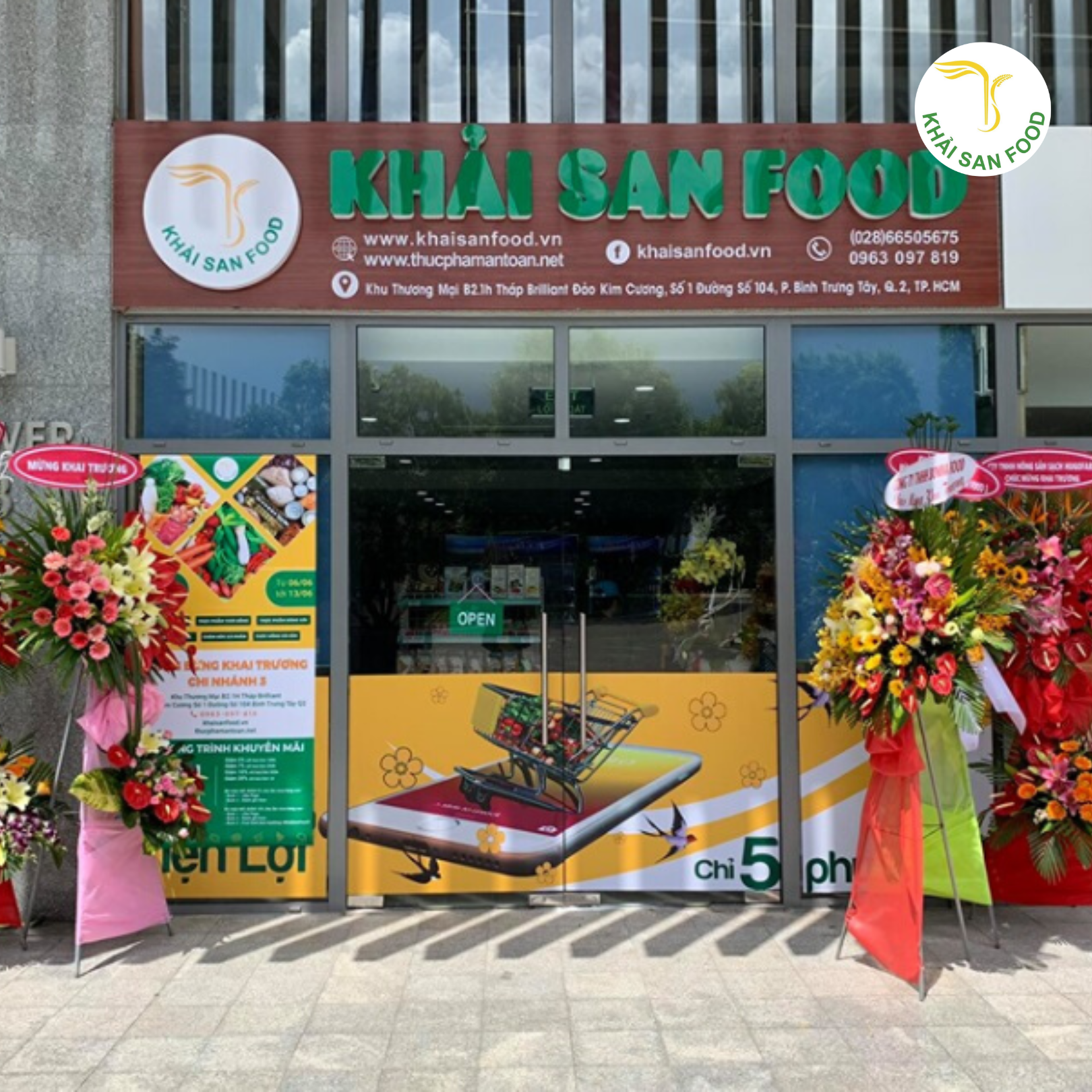 Siêu thị thực phẩm giá rẻ Khải San Food