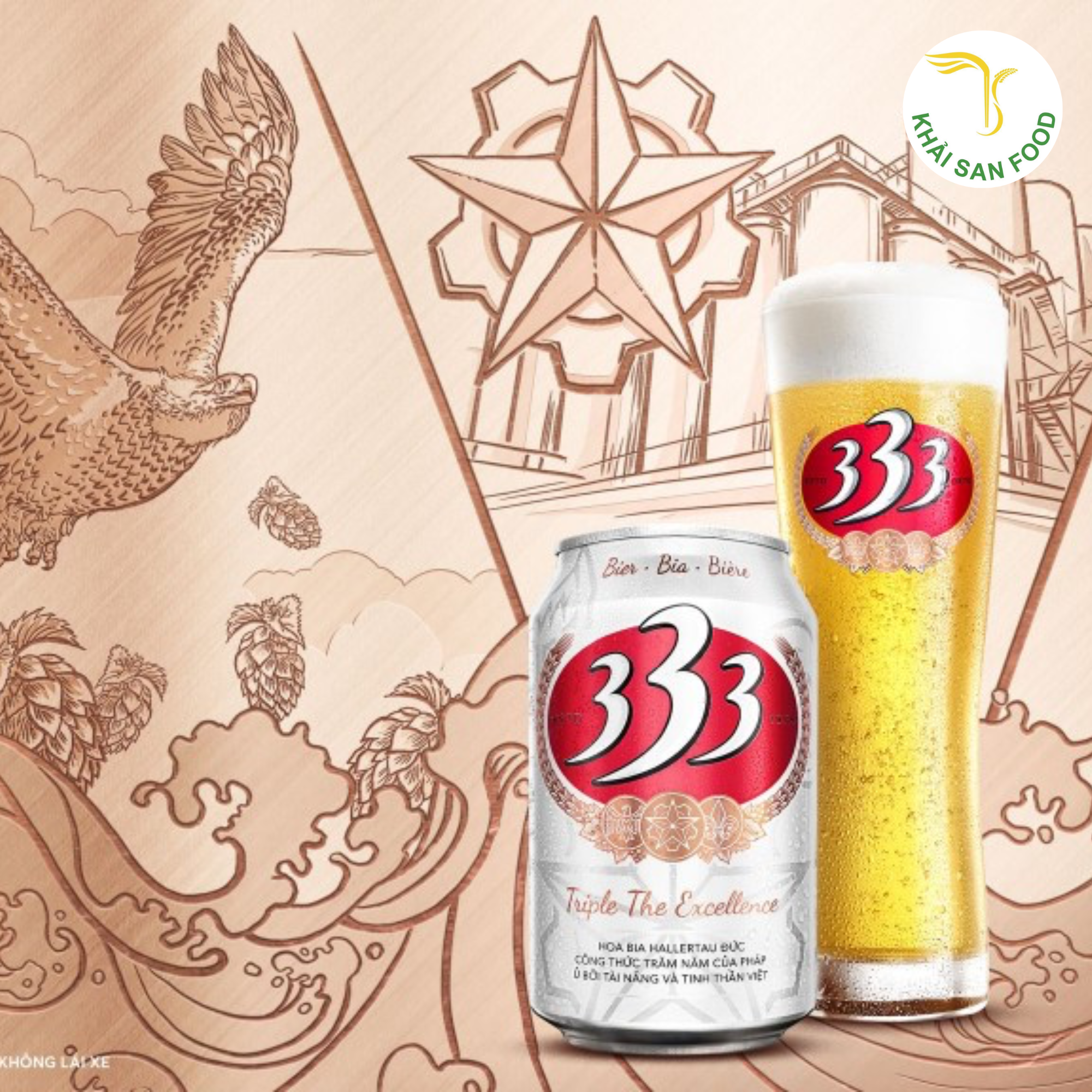 Bia 333 - dòng bia lâu đời