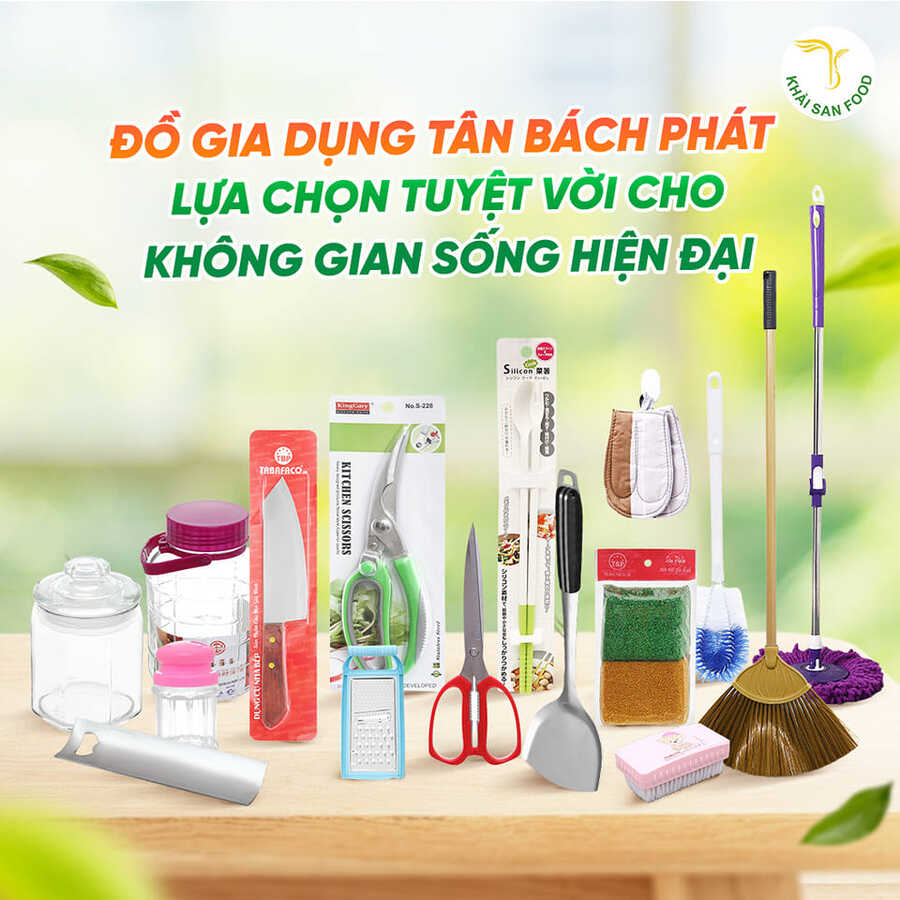 Khải San Food cung cấp đa dạng nhiều loại đồ gia dụng