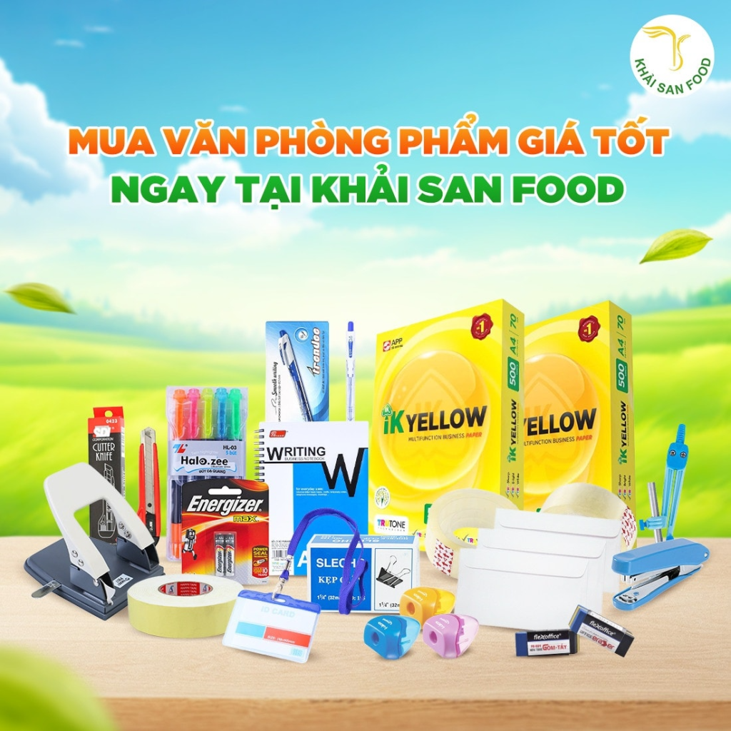 Khải San có chính sách nhập sỉ văn phòng phẩm số lượng lớn, giá tốt
