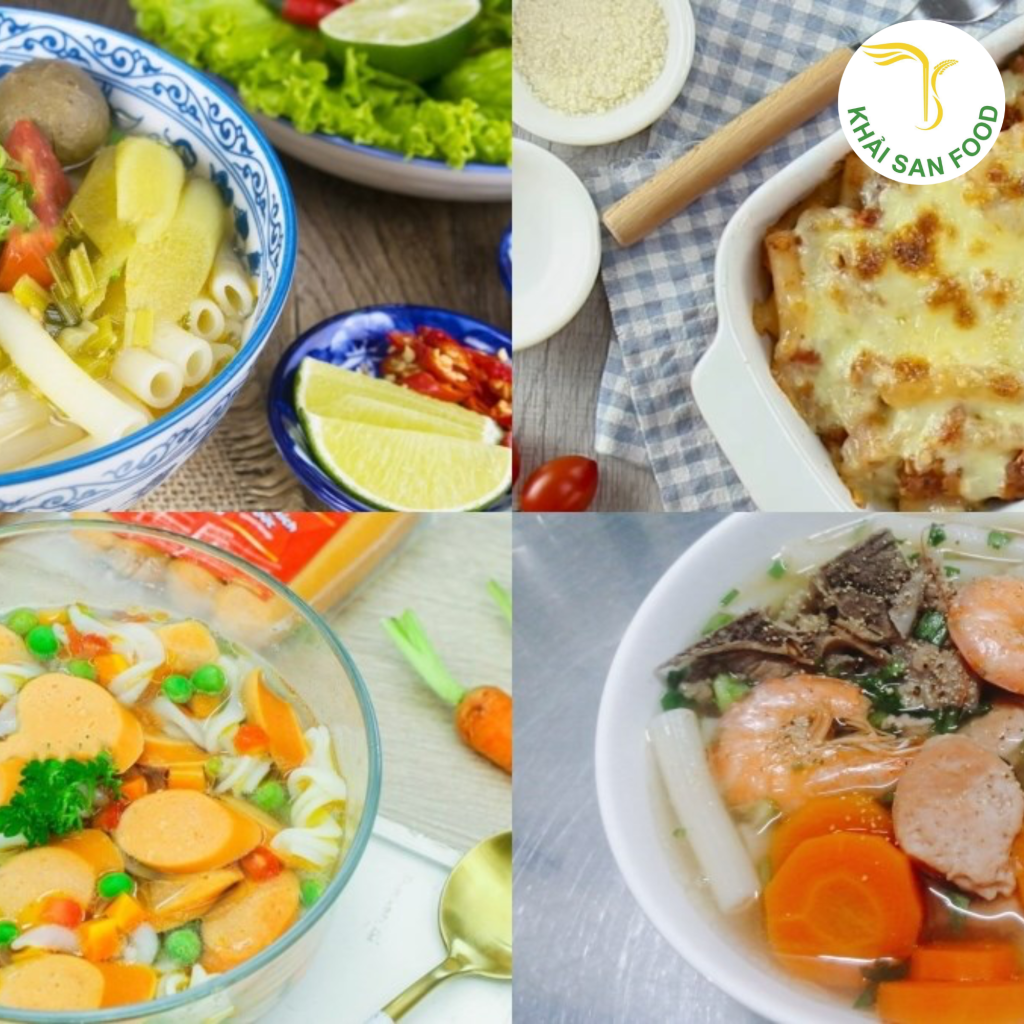 Những món ăn hấp dẫn từ nui khô