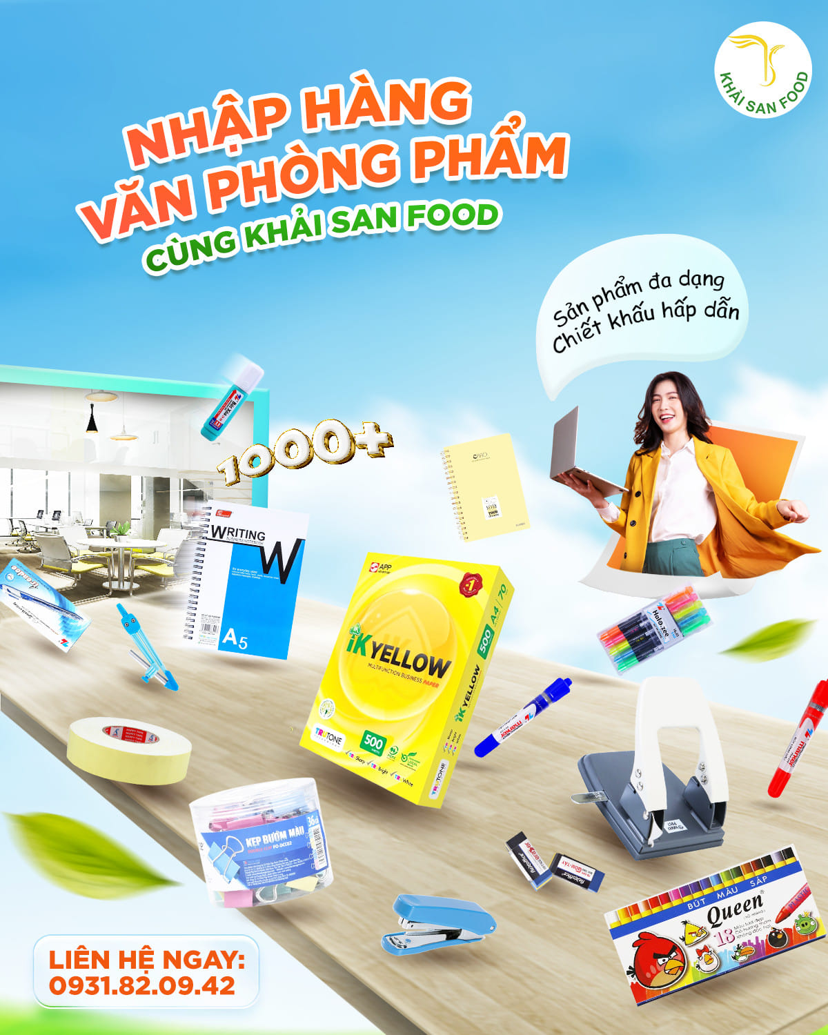 Mua văn phòng phẩm giá tốt - Khải San là địa điểm lý tưởng