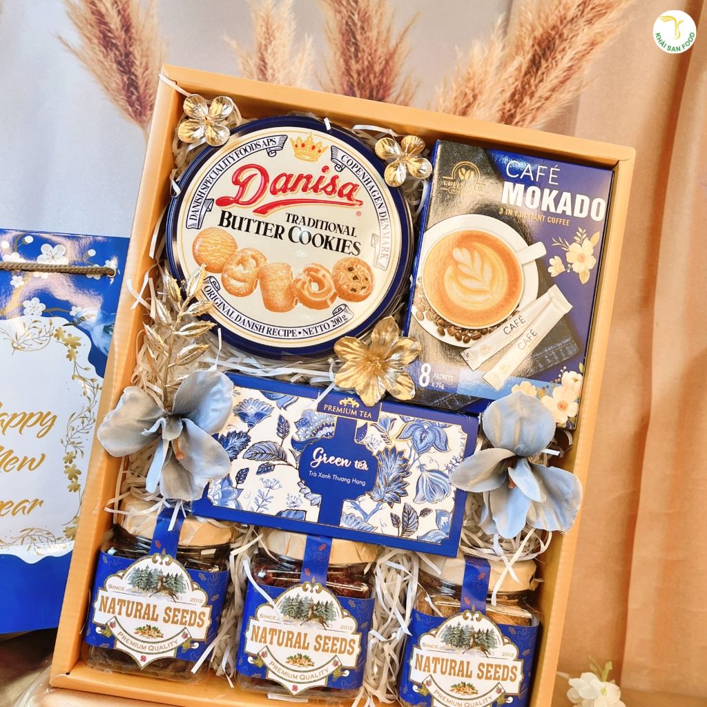 giỏ quà Tết bánh Danisa