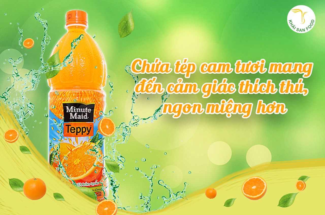 Uống nước cam ép Teppy mỗi ngày có tốt hay không?