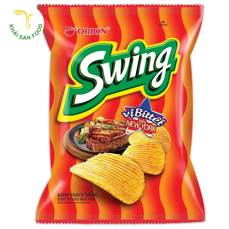 Snack khoai tây Swing vị Bíttết kiểu NewYork