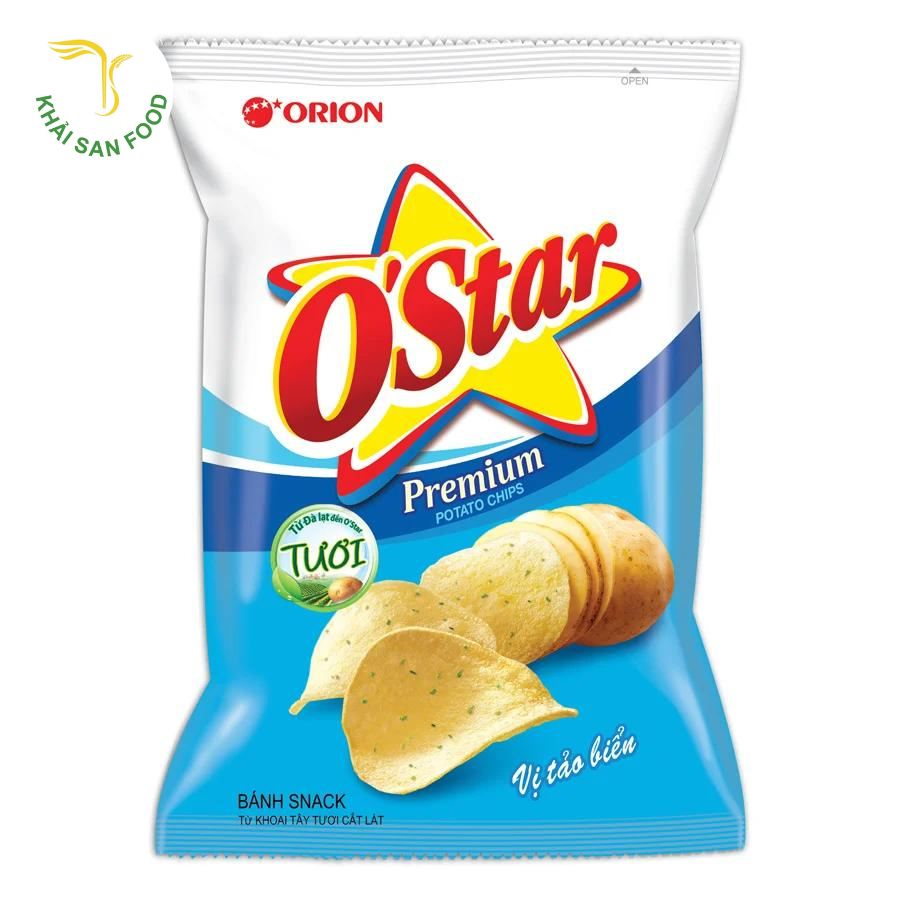 Snack O'star vị tảo biển thơm ngon, khó cưỡng 