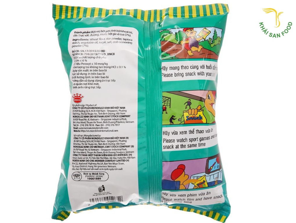 Bánh snack cua