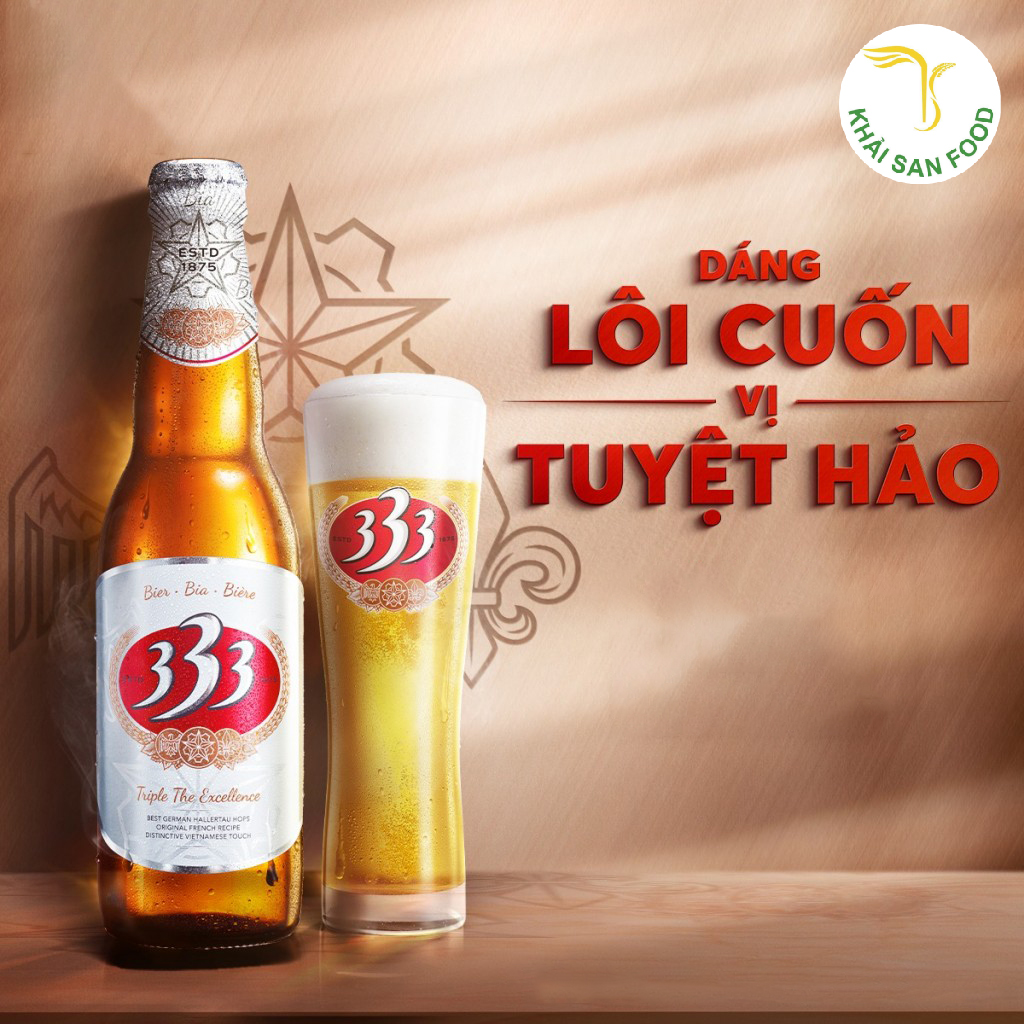Bia 333 là một trong những dòng bia hàng đầu tại Việt Nam, được đông đảo người tiêu dùng yêu thích