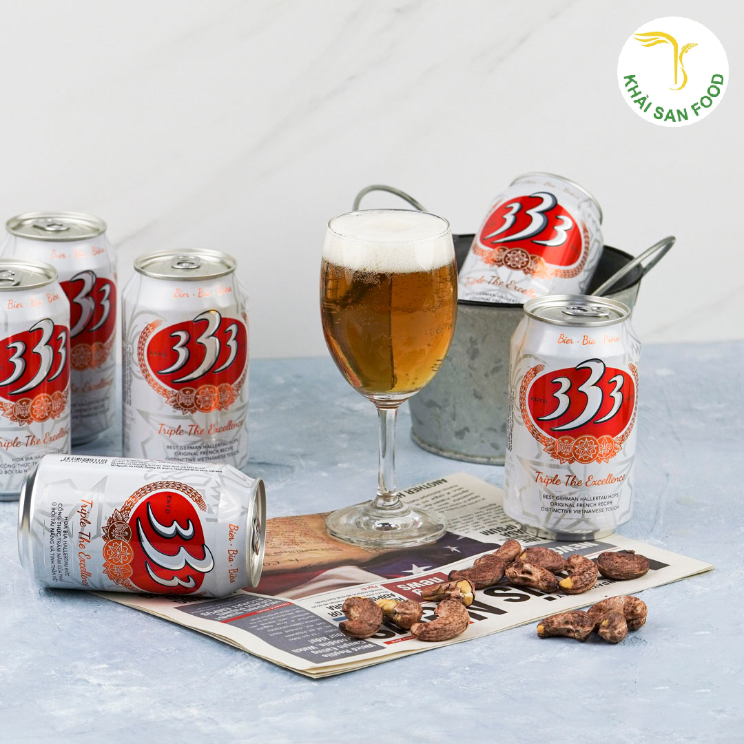 Bia 333 với nồng độ 5,3% mang đến vị đắng nhẹ, cân bằng, tạo cảm giác dễ chịu