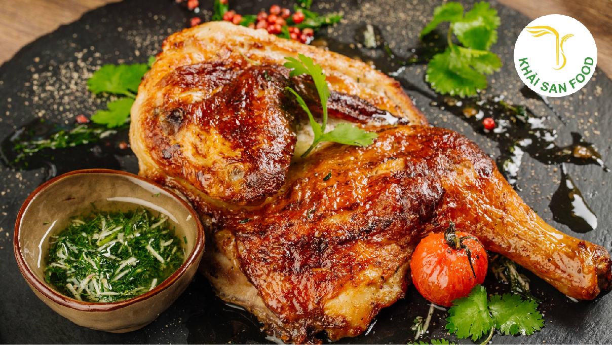 Gà nướng – Món nhậu không thể thiếu khi uống bia