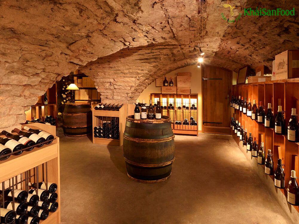 Hầm rượu vang đóng vai trò quan trọng trong việc bảo quản rượu