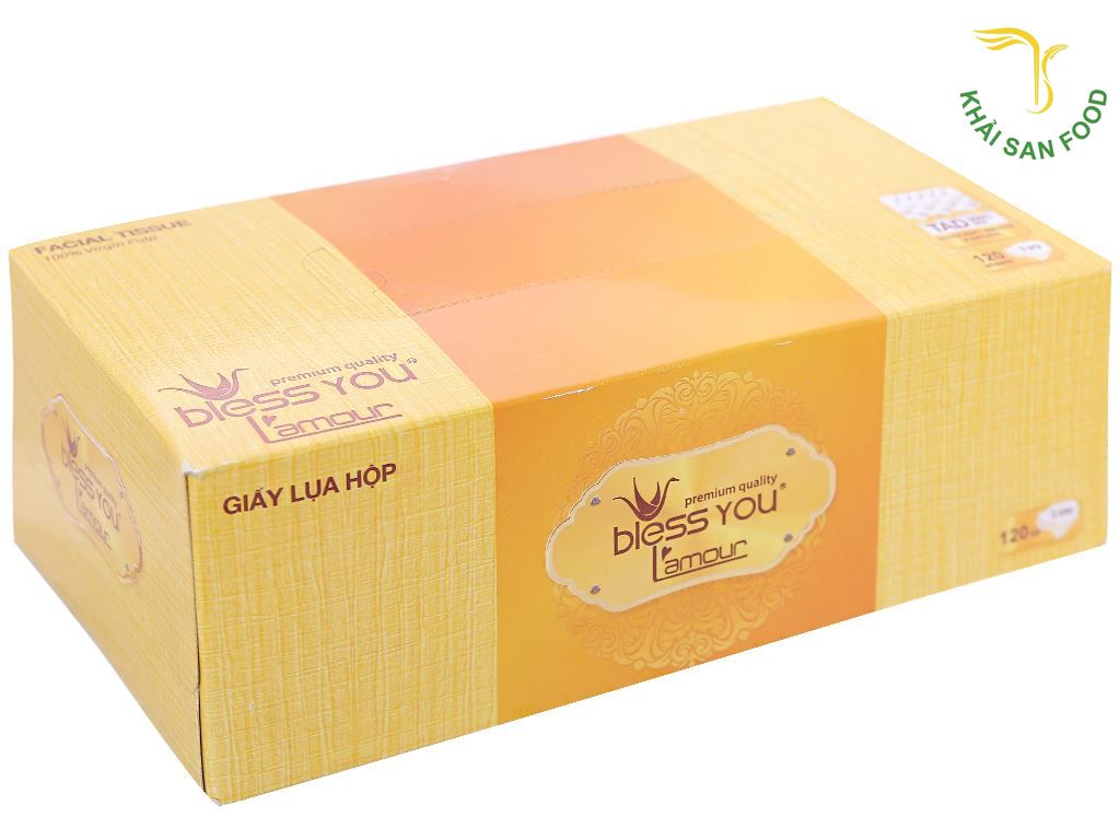 Giấy Bless You được sản xuất theo quy trình khép kín, hoàn toàn tự động. Nguyên liệu chính là 100% bột giấy tự nhiên nên rất an toàn