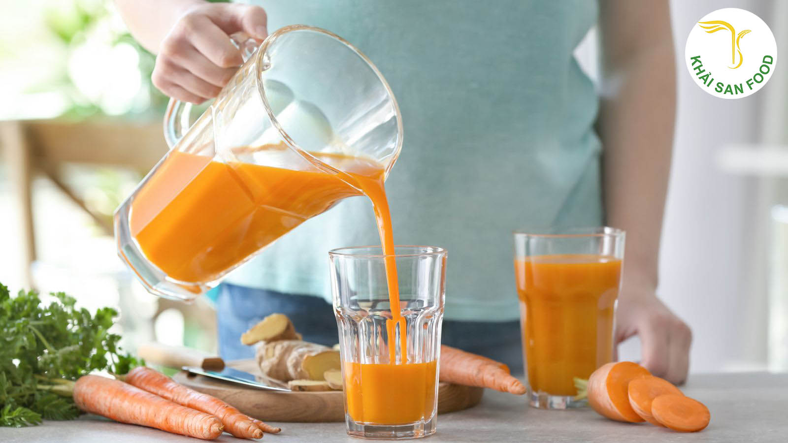 Nước ép cà rốt tốt cho sức khỏe bà bầu