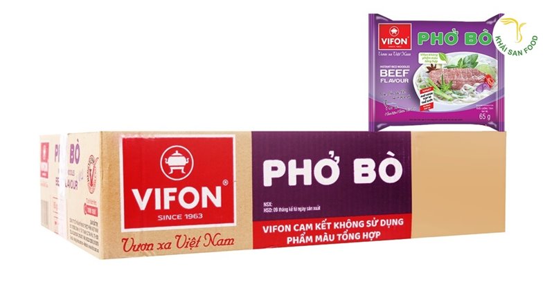 Phở bò Vifon - Phở gói ăn liền bán chạy nhất