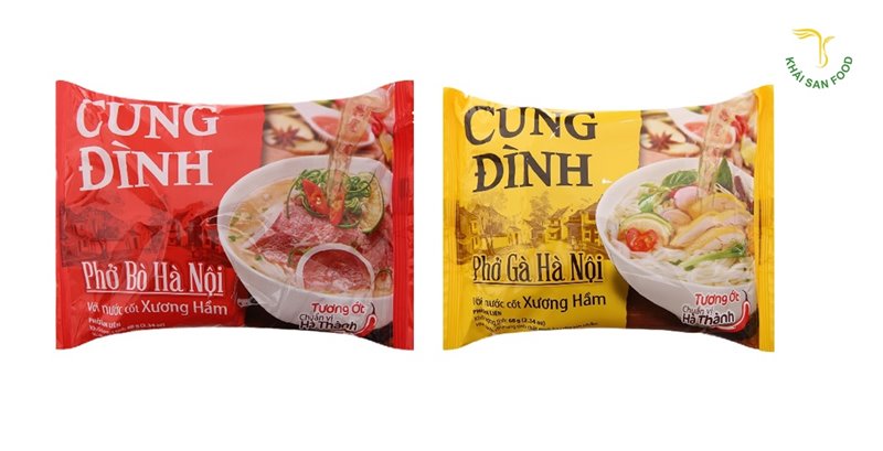 Phở ăn liền Cung Đình - Phở chuẩn vị người Hà Nội