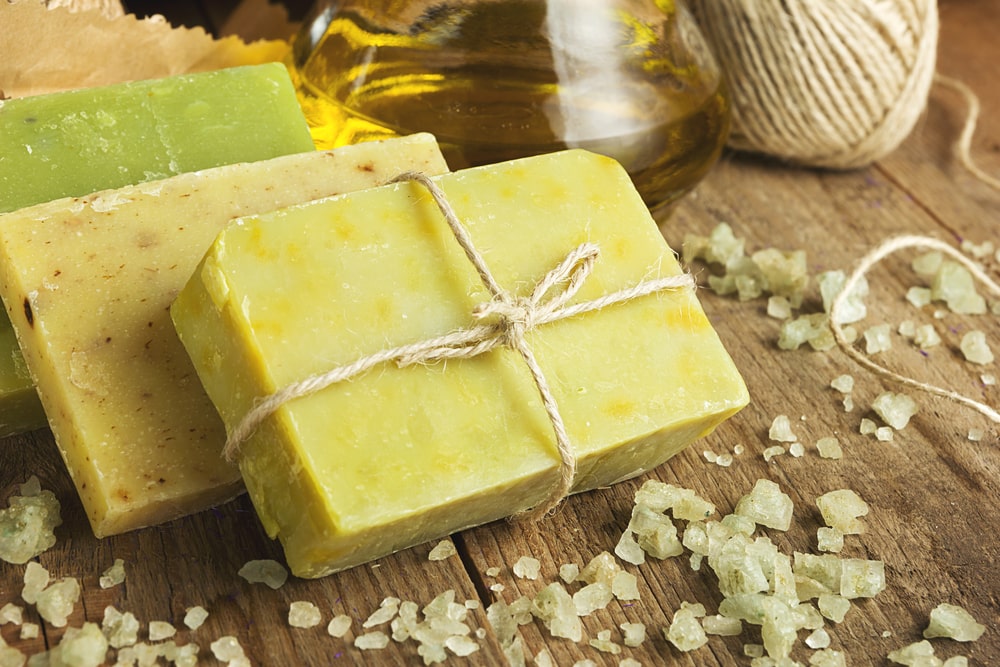 xà bông với thành phần tự nhiên 100%