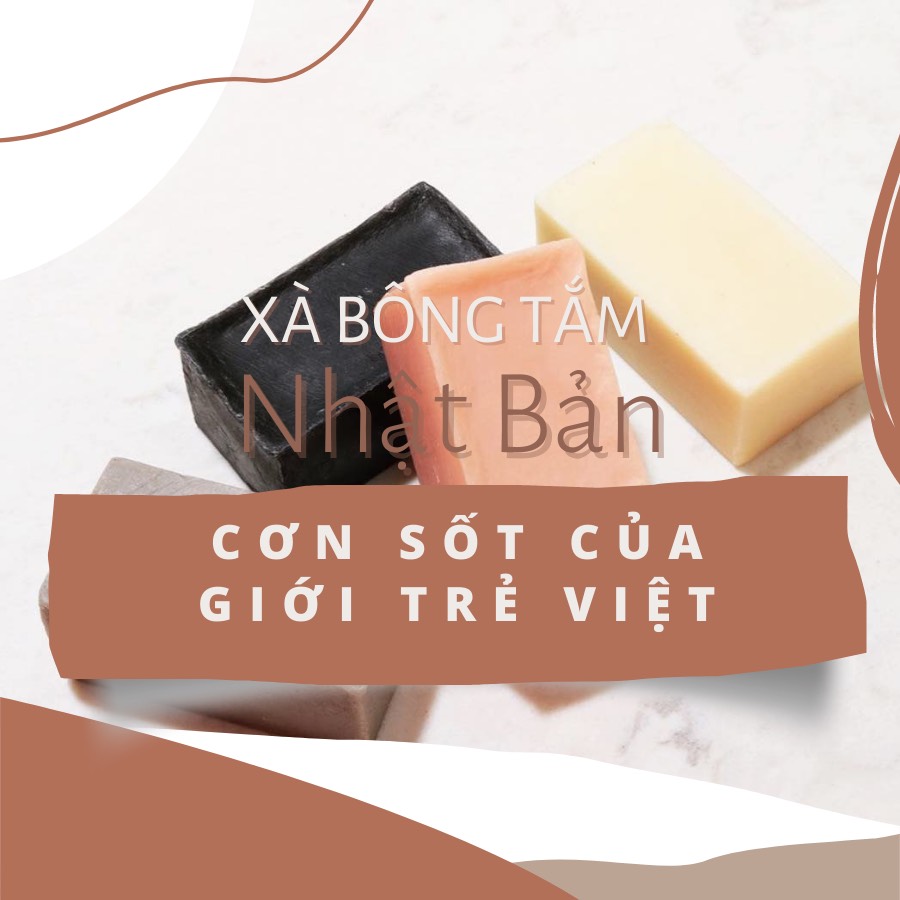 xà bông tắm nhật bản