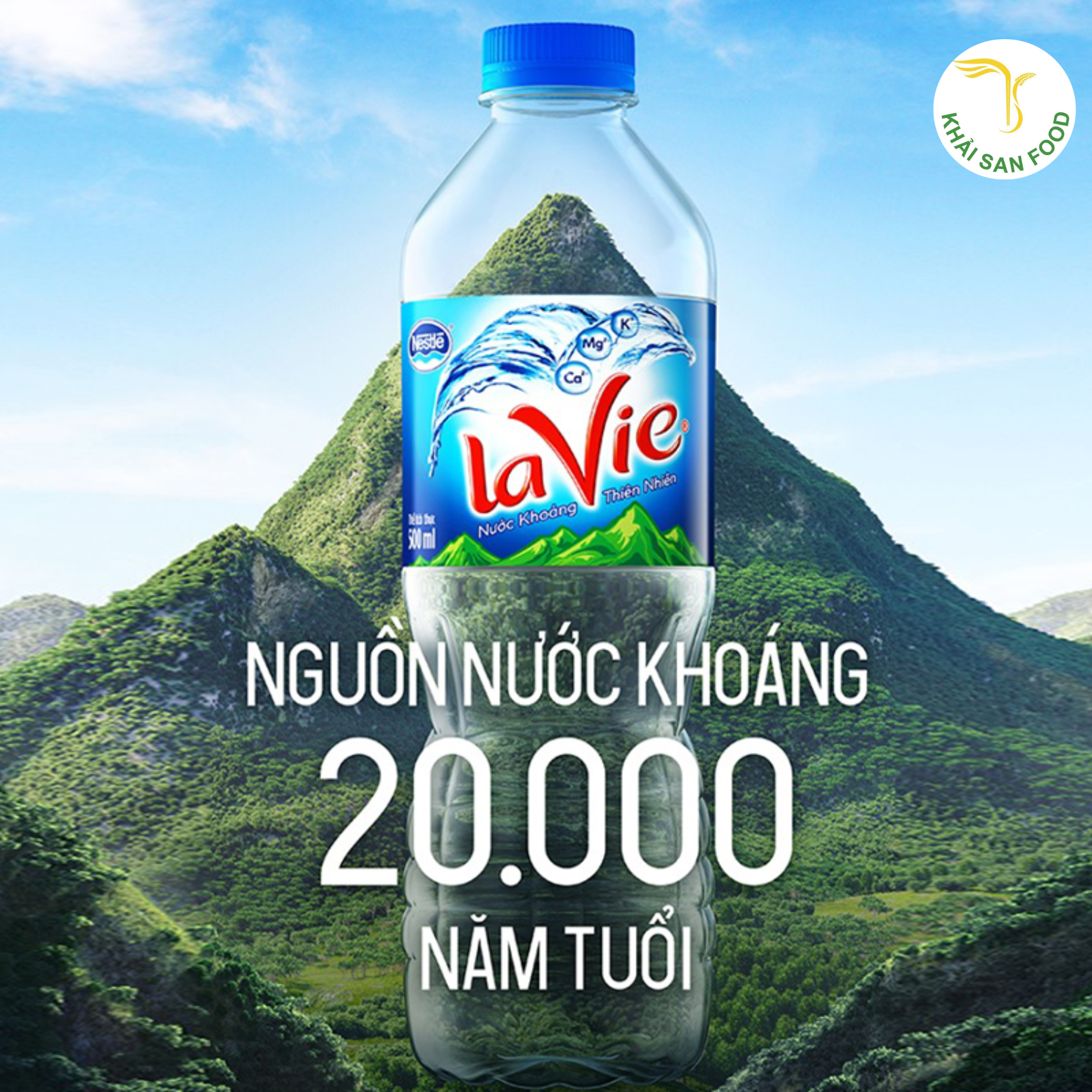 Nước uống đóng chai Lavie