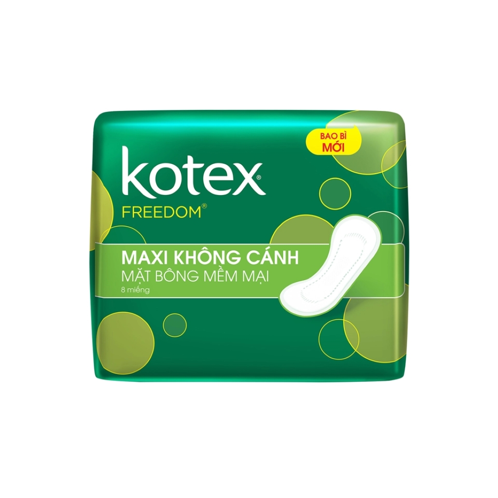 Kotex Freedom Maxi Cánh - Giải Pháp Cho Ngày Đèn Đỏ