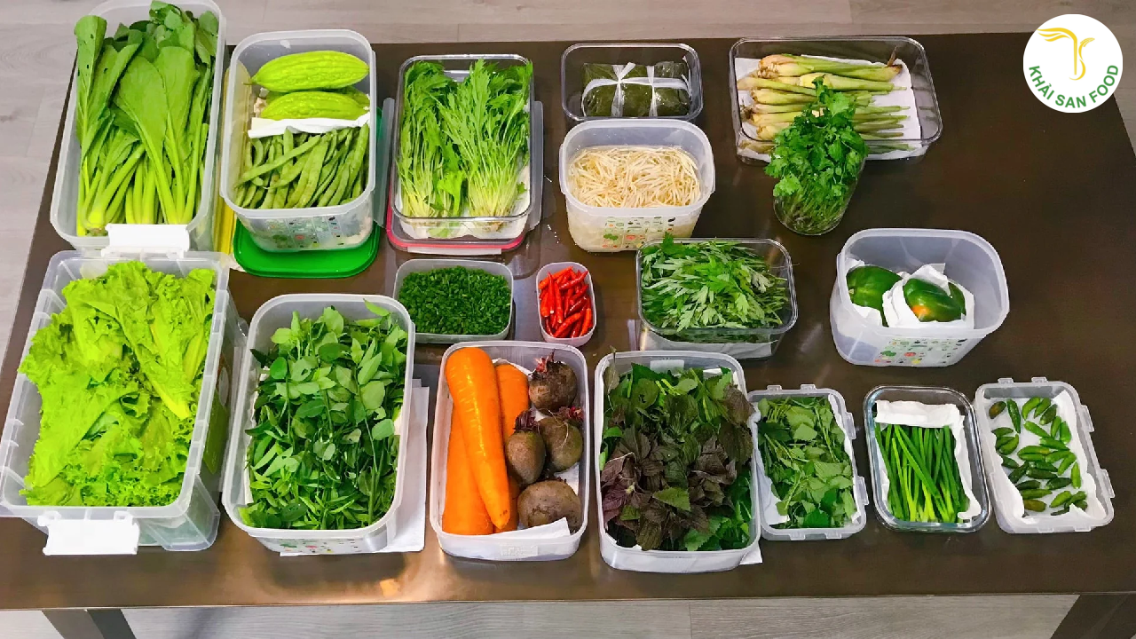 Dùng hộp đựng kín hoặc túi hút chân không