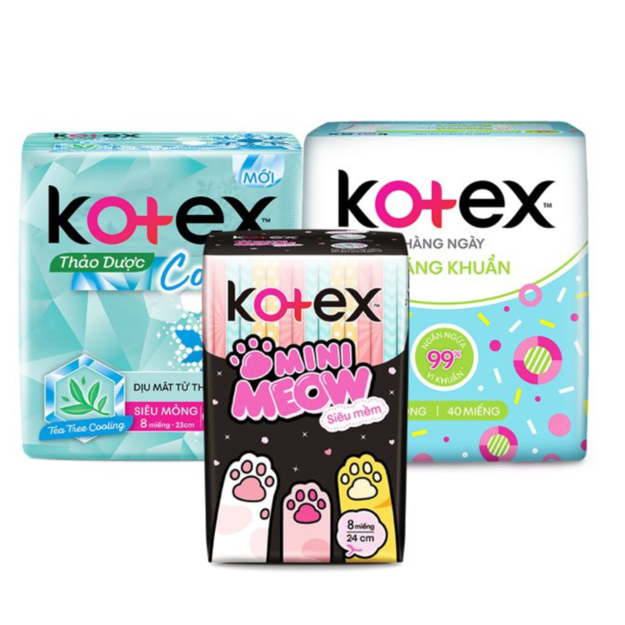 Kotex dùng hằng ngày freedom maxi không cánh