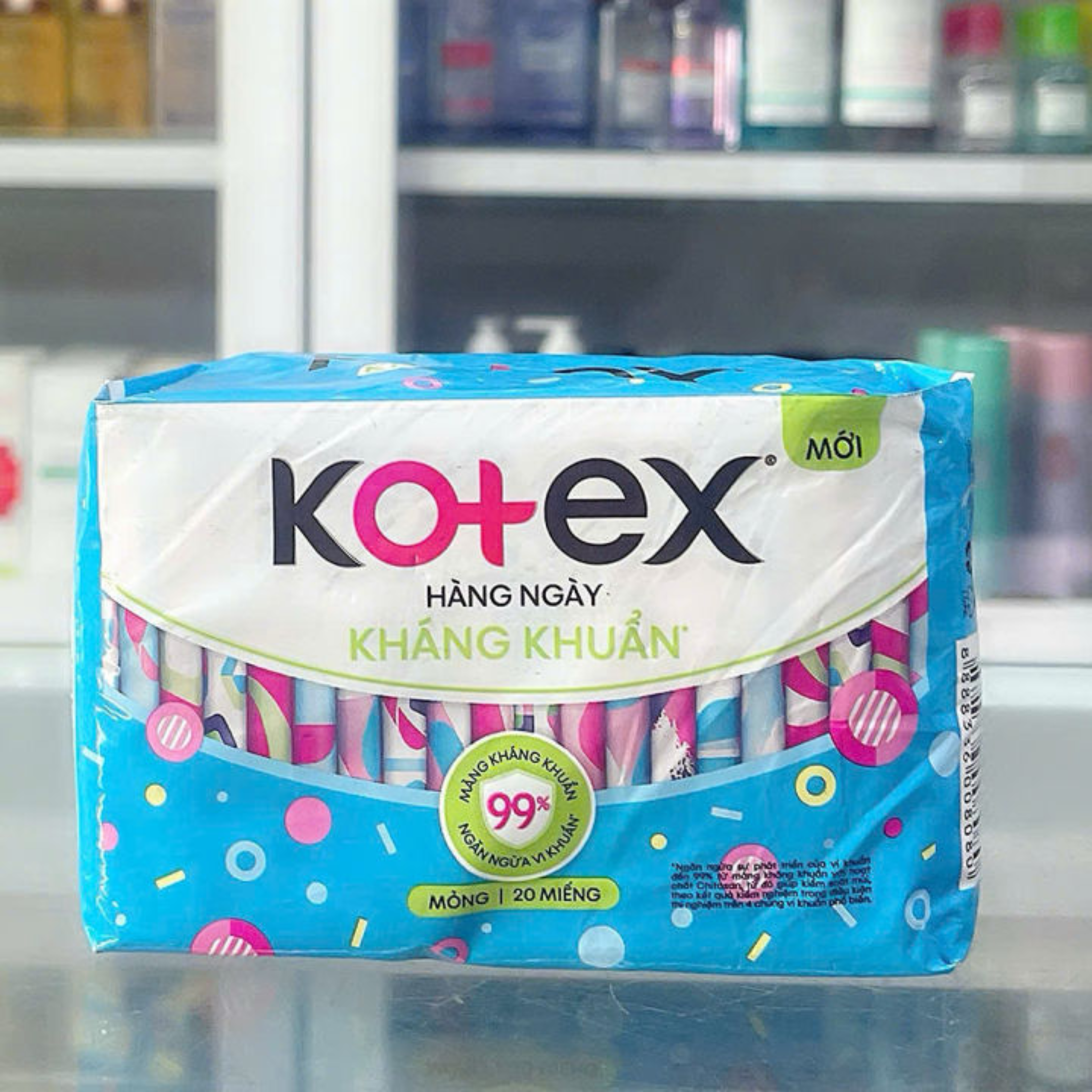 Kotex mặt bông, siêu mềm kháng khuẩn