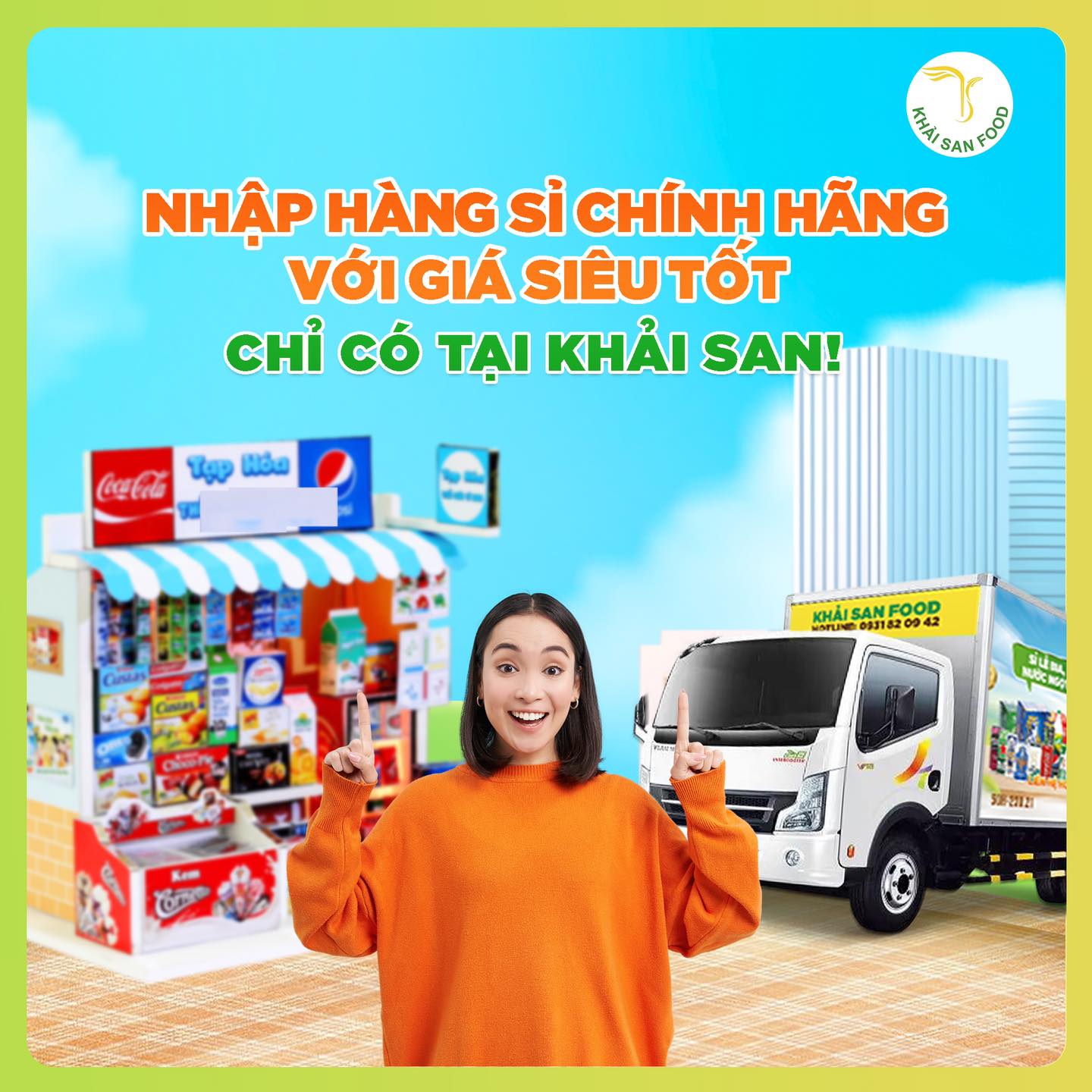 Nhập hàng sỉ chính hãng với giá siêu tốt chỉ có tại Khải San