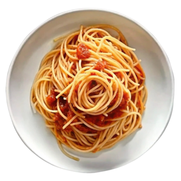 món ăn “spaghetti” nổi tiếng của Ý thường được ăn kèm với loại sốt nào?