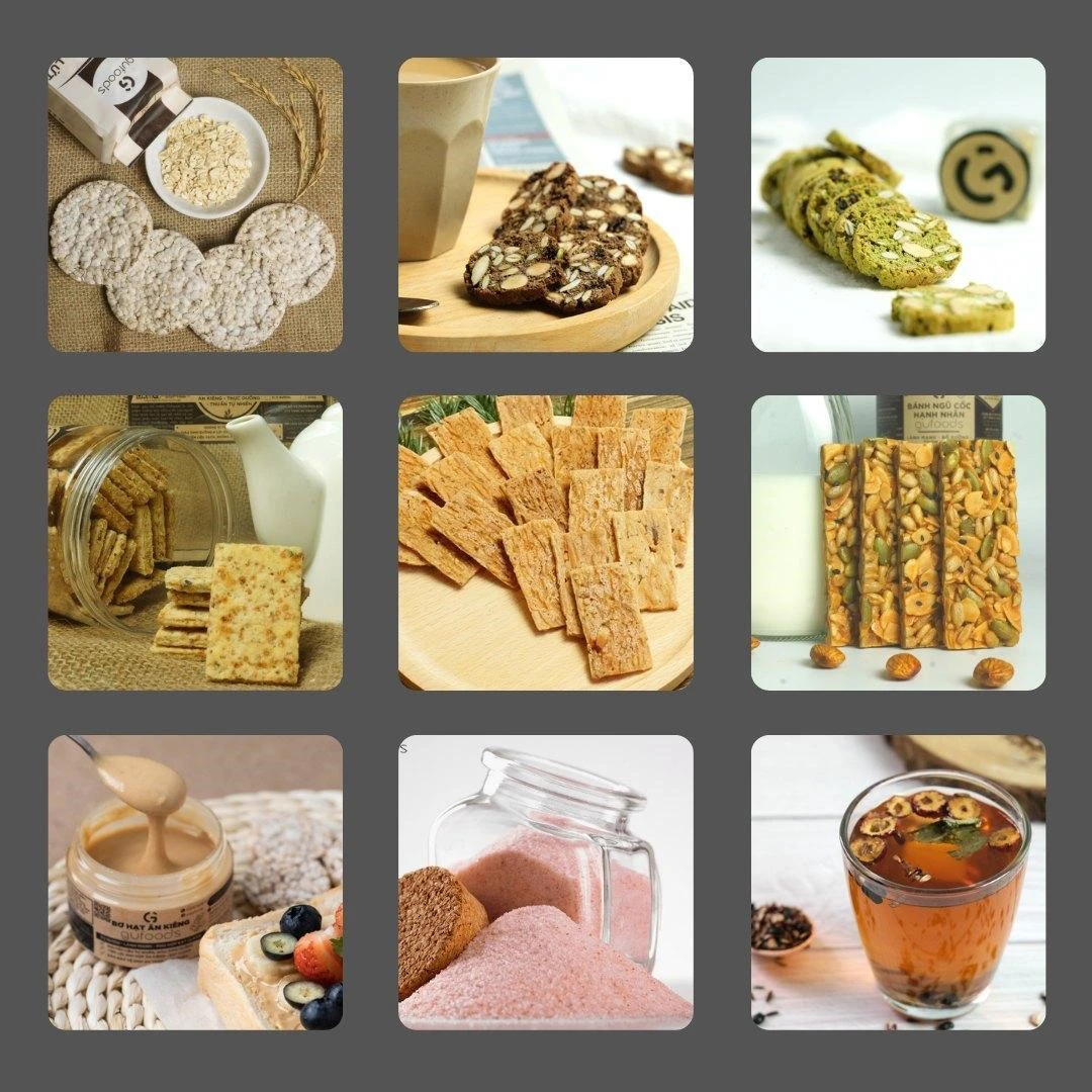 Bánh kẹo ăn vặt