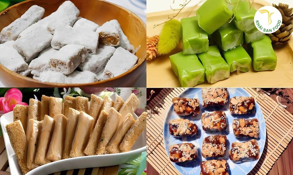 các loại kẹo ngon ngày tết