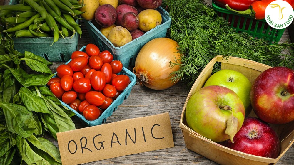 Cửa hàng rau củ organic và định nghĩa về thực phẩm hữu cơ đúng nghĩa