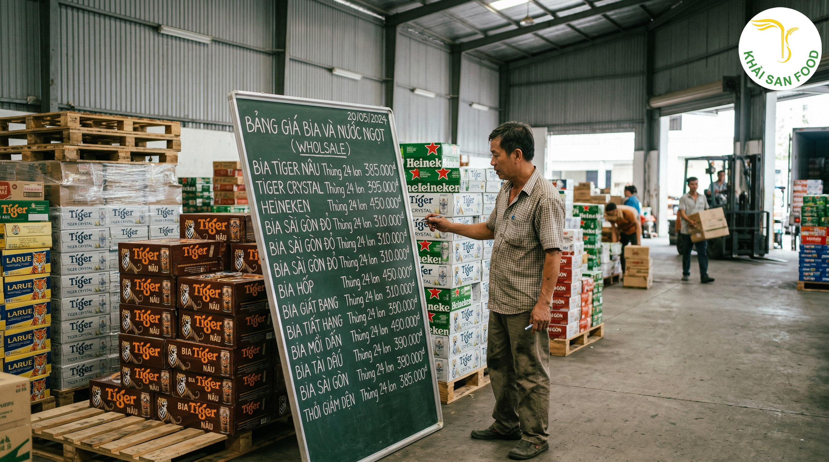 Bảng giá bia tiger nâu và các dòng sản phẩm phổ biến