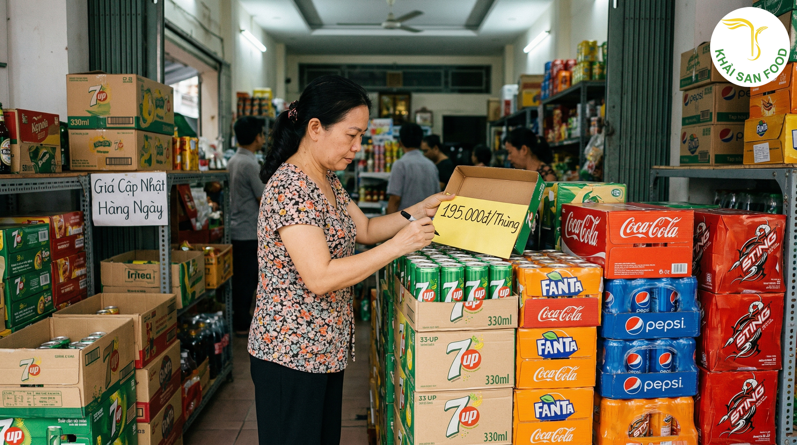 giá thùng 7 up