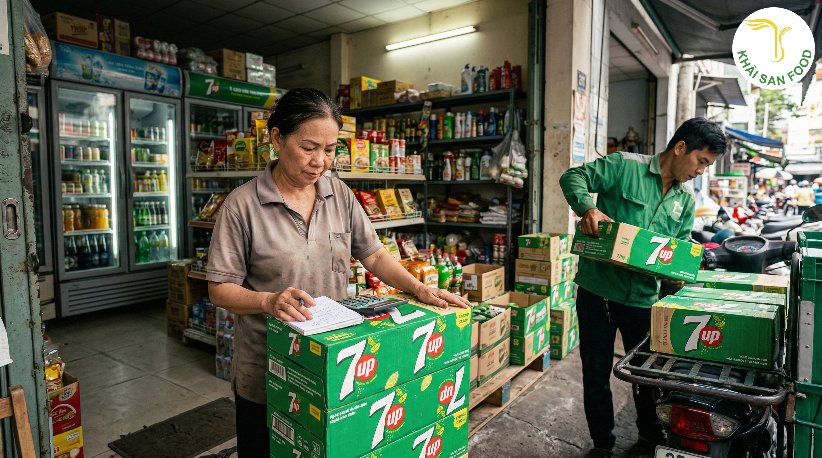 Kinh nghiệm nhập giá thùng 7 up tốt từ đối tác uy tín