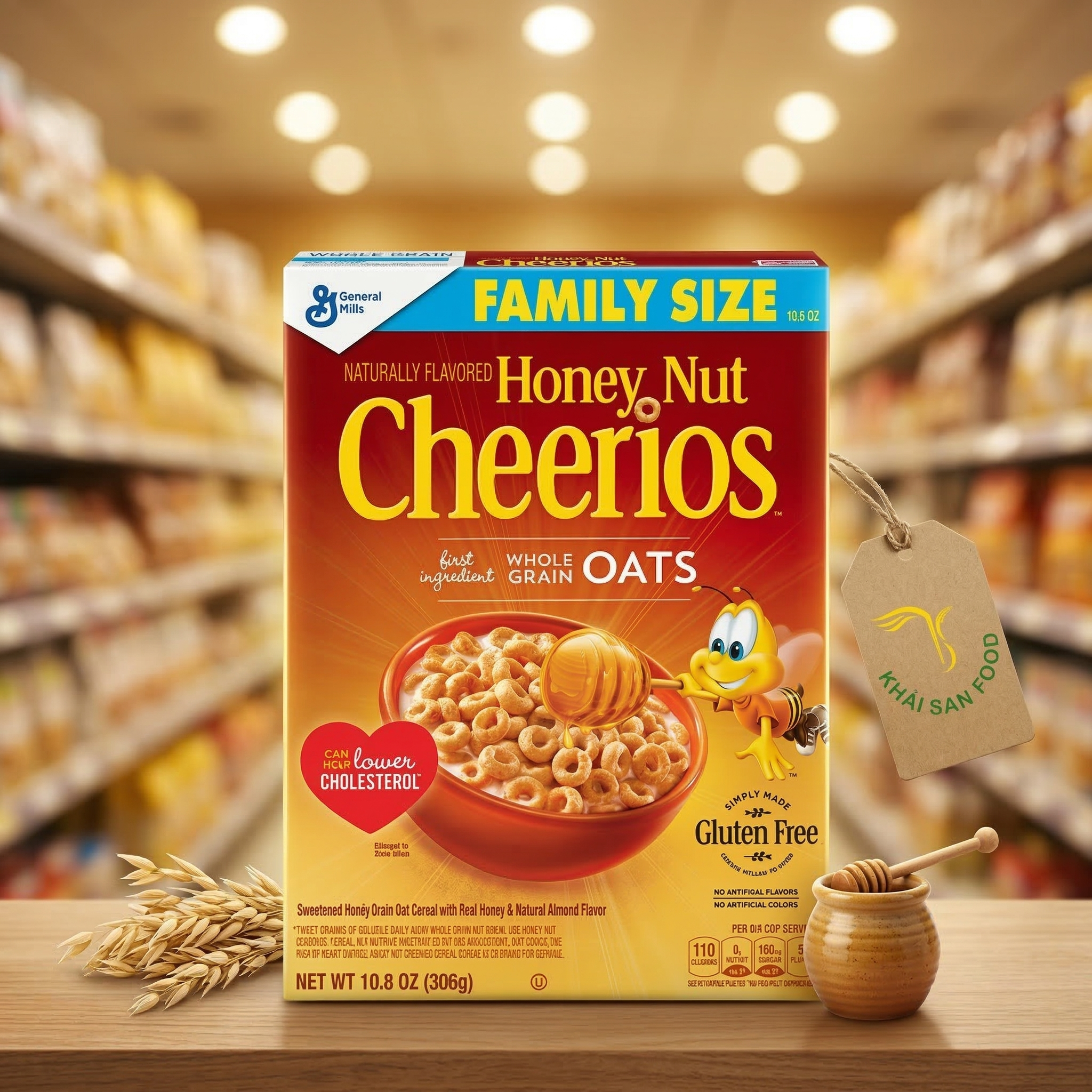 Ngũ Cốc Honey Nut Cheerios 306g